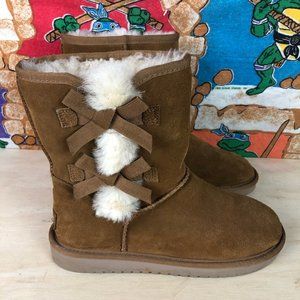 Koolabura by UGG Size 8 Bow Boots Short Brown